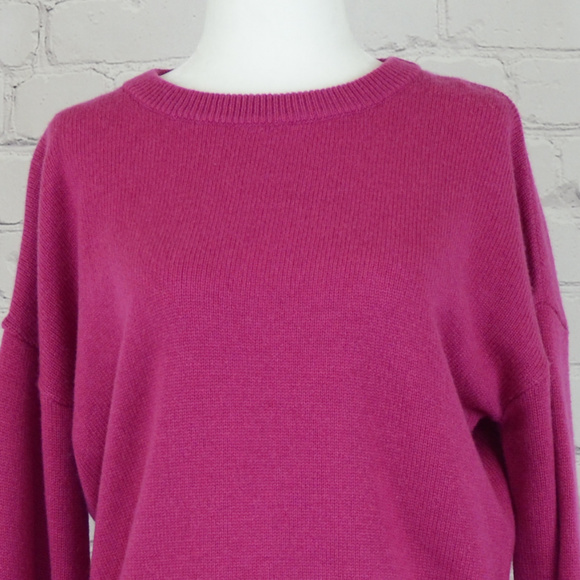 NWT THEORY 100% Cashmere Drop Shoulder Sweater - Picture 6 of 8